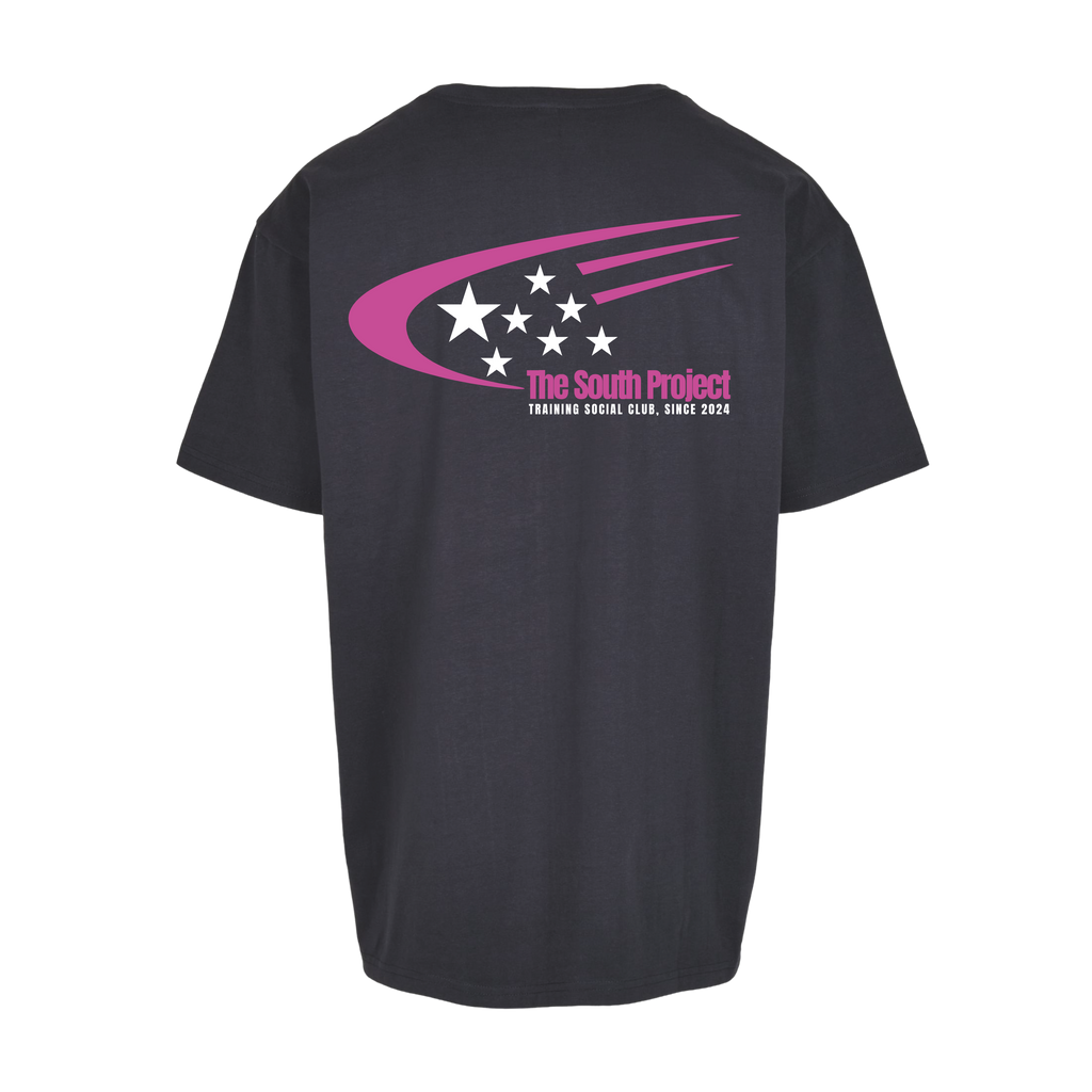 Camiseta oversize - Estrellas (color navy)
