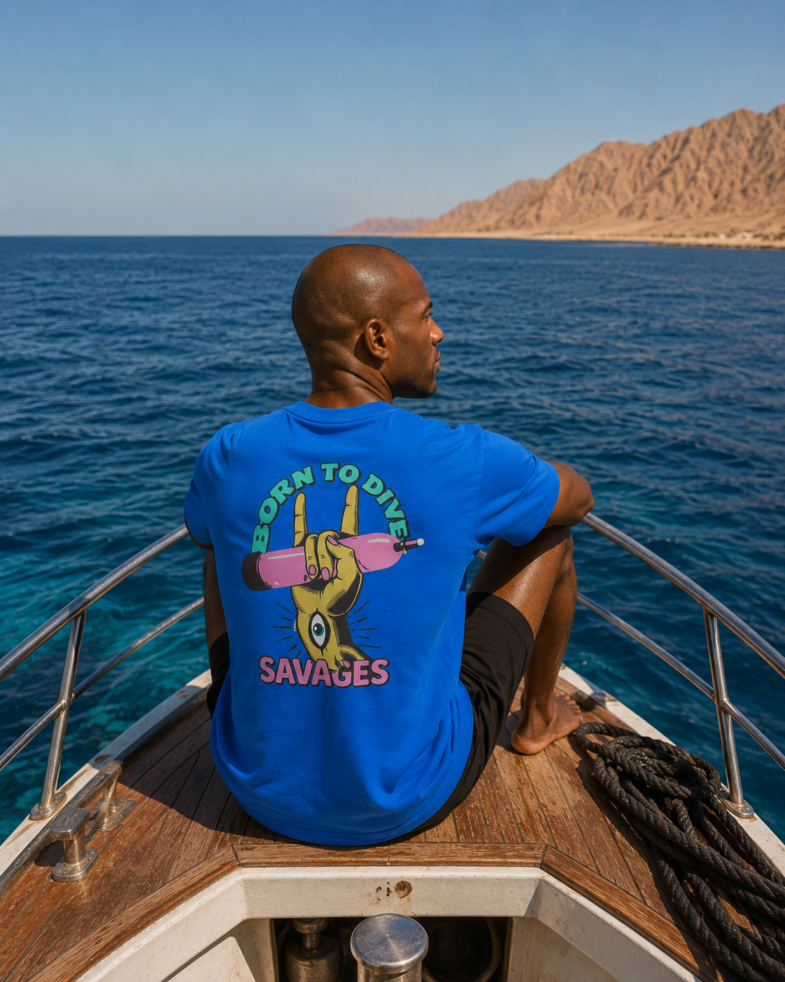 Camiseta unisex - Dive hand