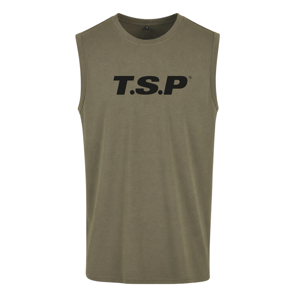 Camiseta sin mangas - TSP basic, oliva