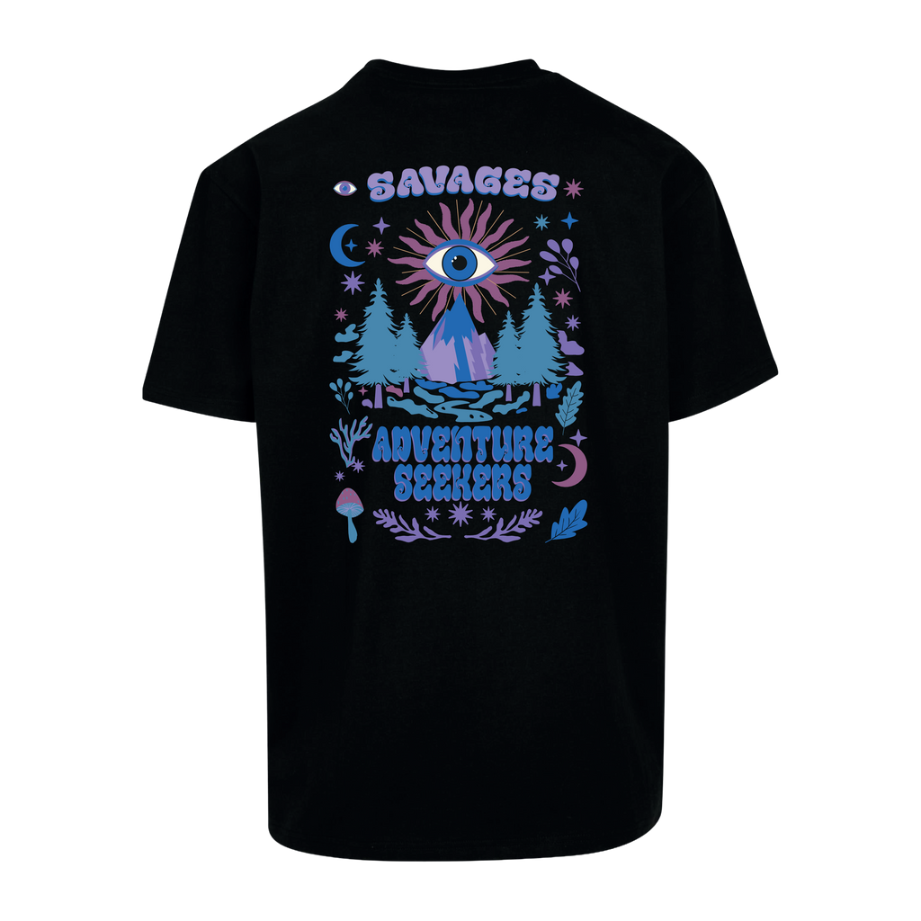 Camiseta unisex - Adventure seekers (color negro)