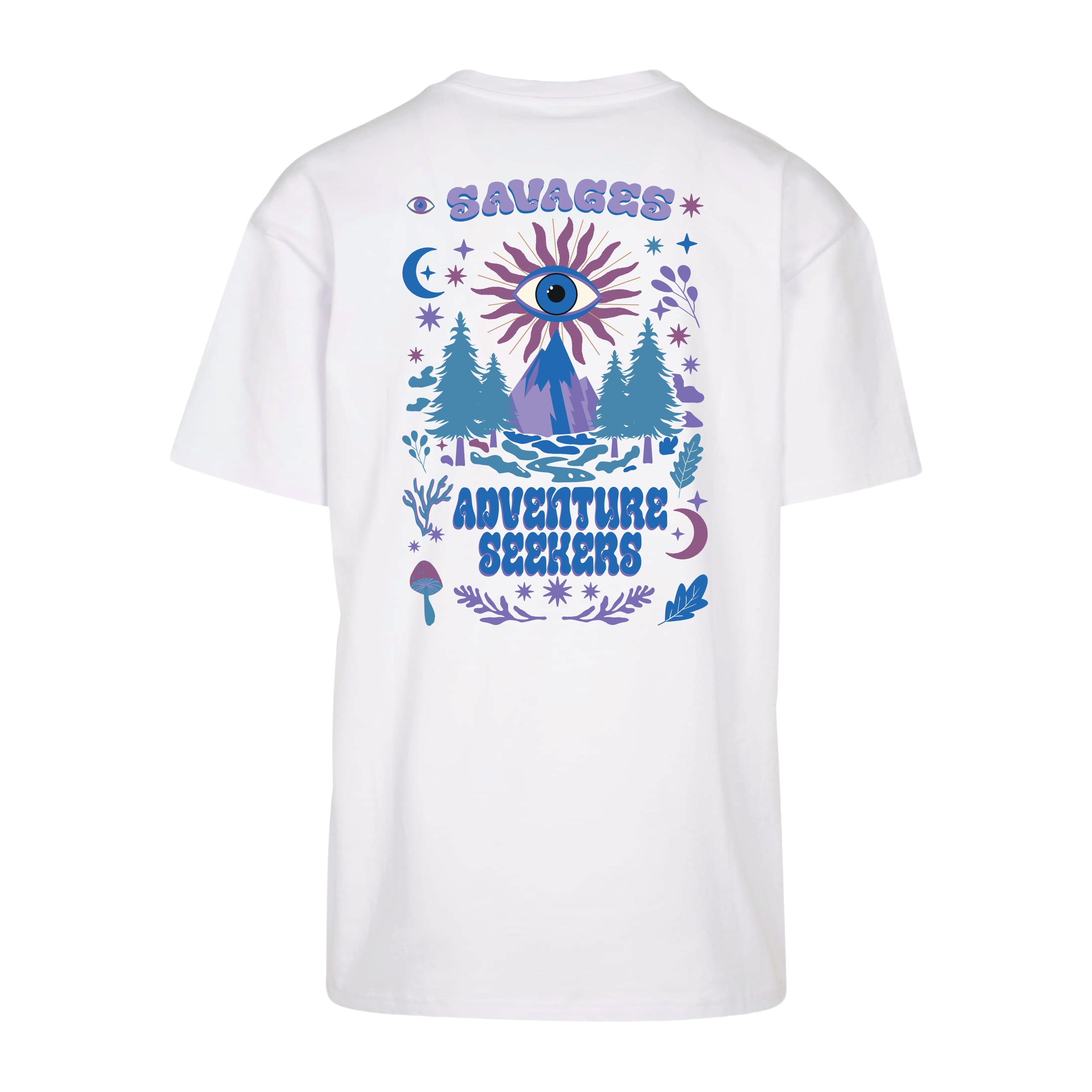 Camiseta unisex - Adventure seekers (color blanco)