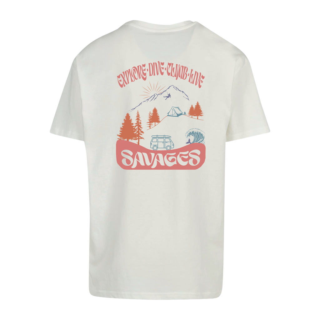Camiseta Overize unisex - Grupo salvaje