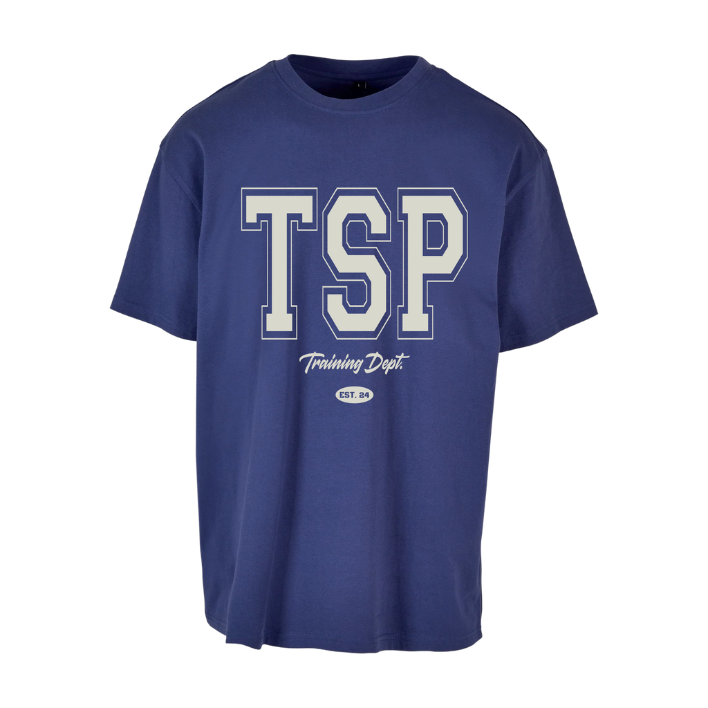 Camiseta oversize - tejano