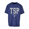 Camiseta oversize - tejano
