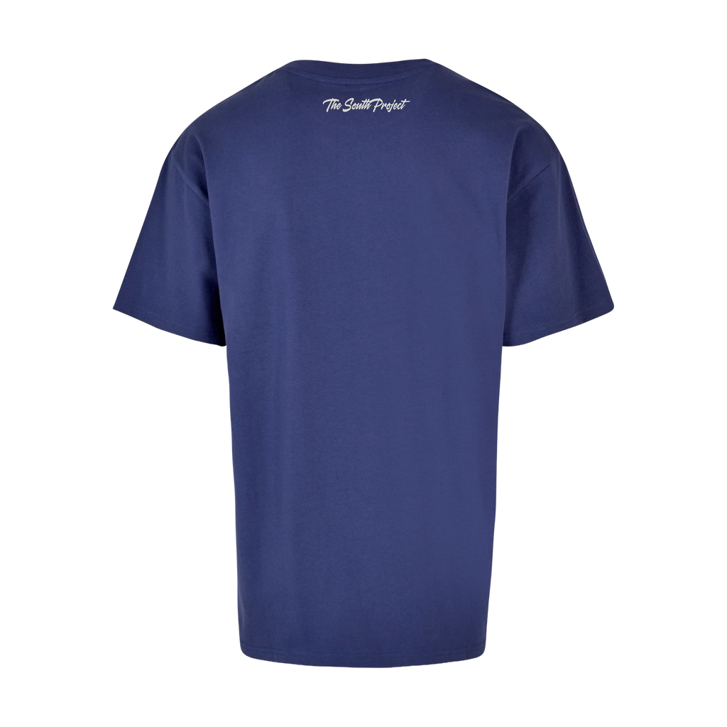 Camiseta oversize - tejano