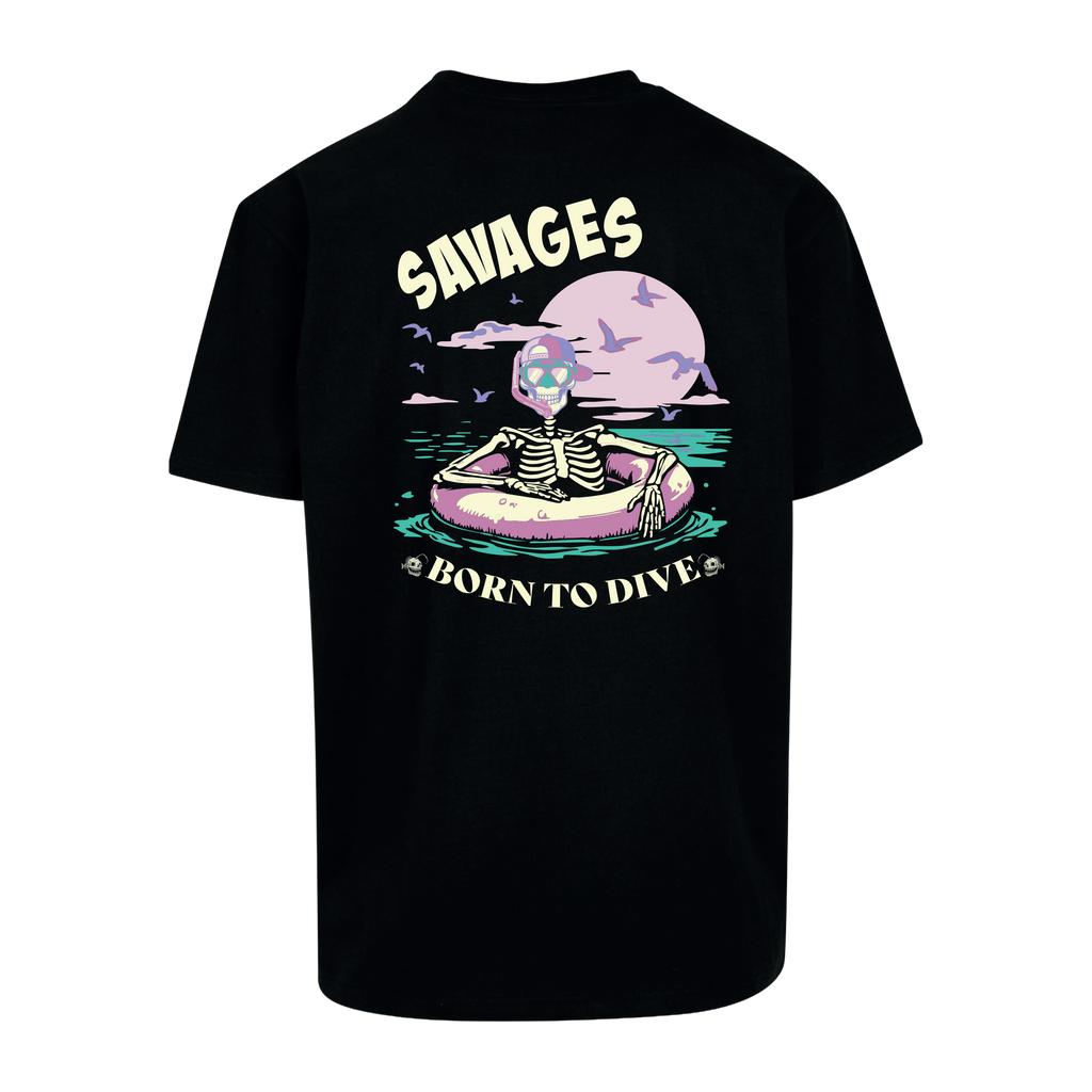 Camiseta unisex - Born to dive